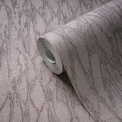 Wallpaper with abstract line pattern in taupe, 1404561 AS Creation