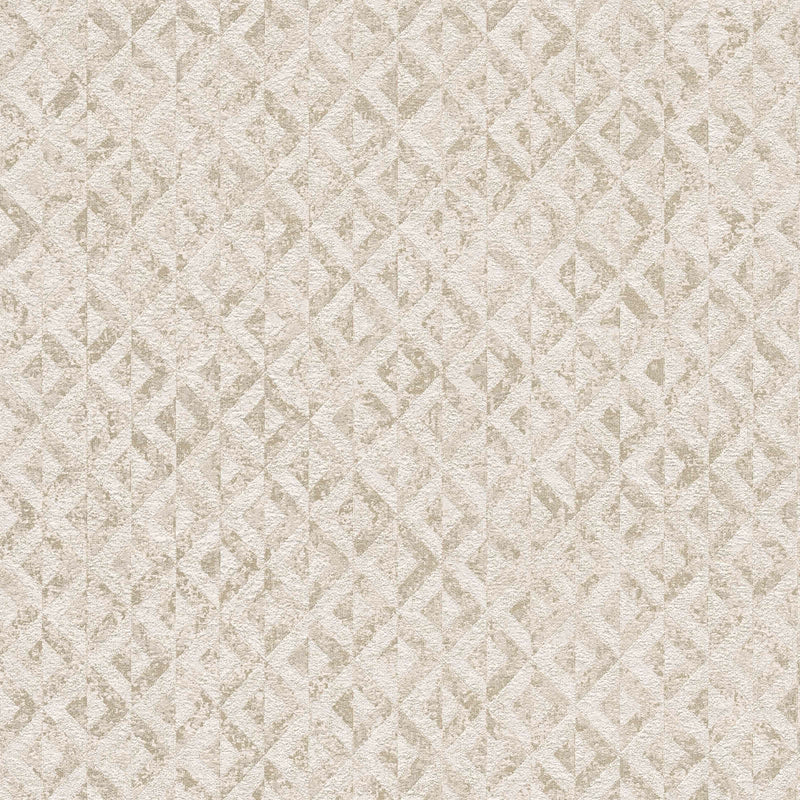 Wallpaper with an abstract pattern: beige and gold, 1403454 AS Creation