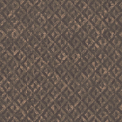Wallpaper with an abstract pattern: black, brown, gold, 1403455 AS Creation