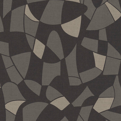 Tapetes ar abstraktu rakstu melnā krāsā, 1373426 AS Creation