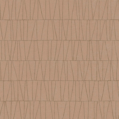 Taustakuva abstrakti kuvio ja linjat - tumma vaaleanpunainen, kulta, 1403471 AS Creation