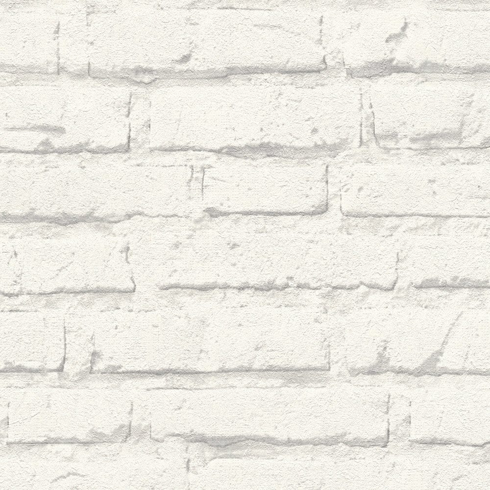 Tapetes ar akmens rakstu gaiši pelēkā krāsā, matētas - 1237670 AS Creation