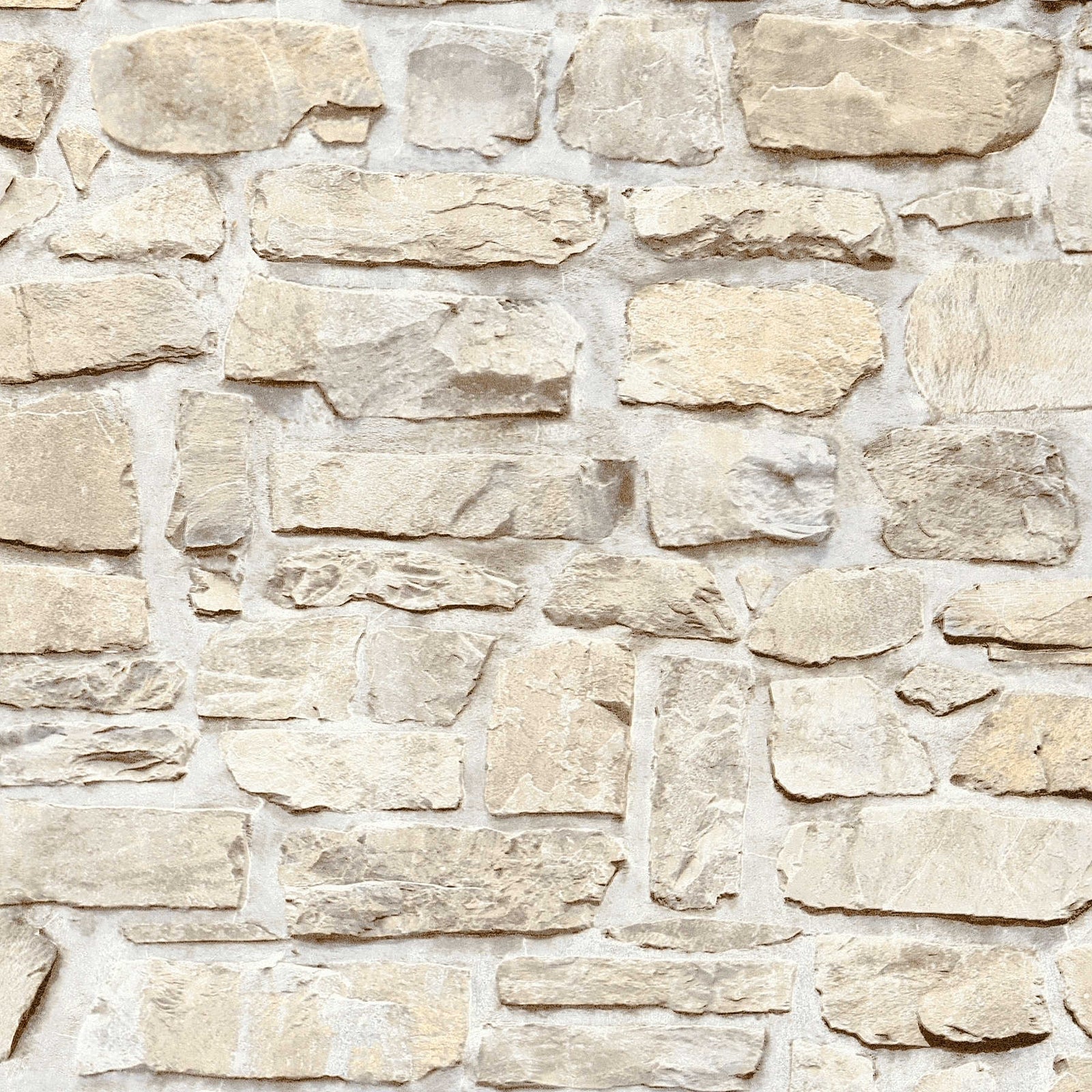 Tapetes ar akmens rakstu siltos toņos, AS Creation - 1306267 AS Creation