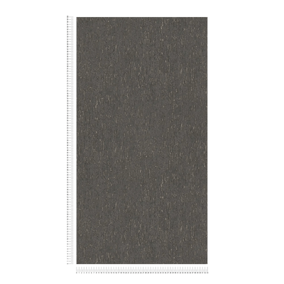 Wallpaper with stucco look in black with gold elements, 1404552 AS Creation