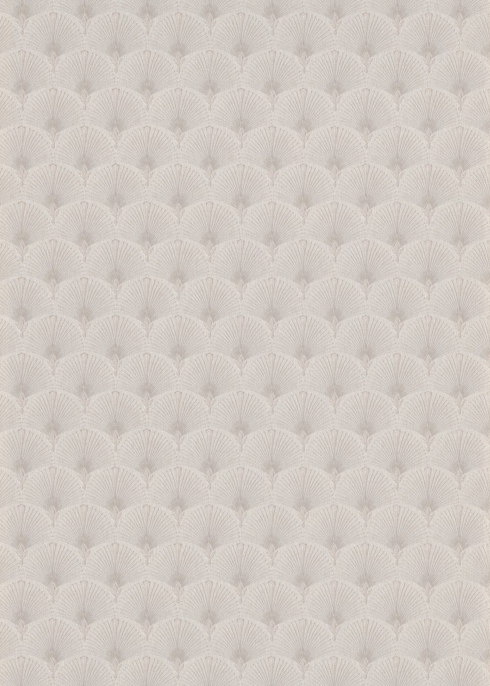 Tapetes ar Art Deco ornamentu: pāvu spalva taupe krāsā, 1034637 Erismann