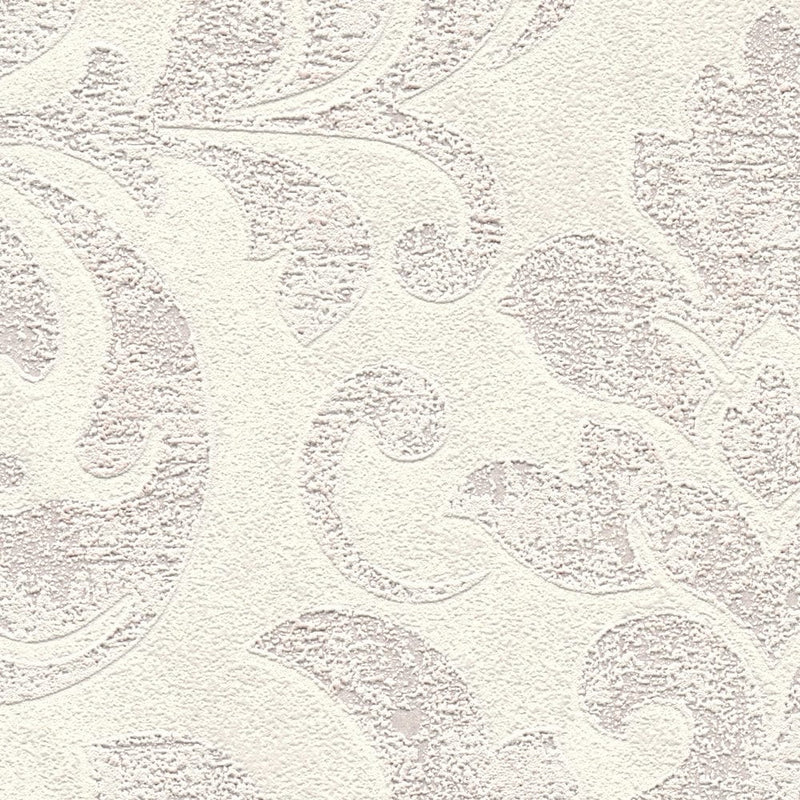 Baroque and vintage wallpaper, light grey, 1332565 AS Creation