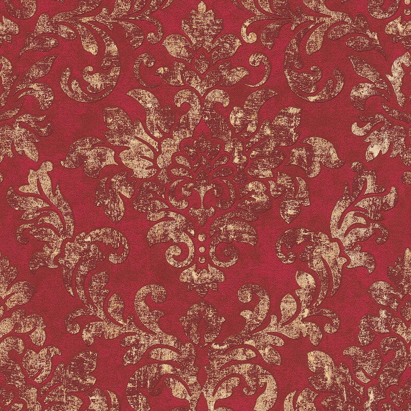 Barokki ja vintage tapetti punainen, 1332563 AS Creation