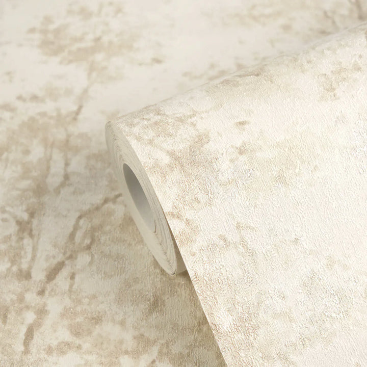 Tapetes ar dabīgu faktūru un abstraktām koku galotnēm – bēša - 3012703 AS Creation