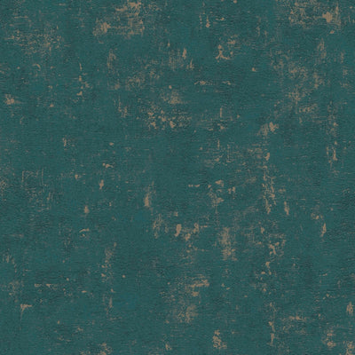 Wallpaper with decorative plaster pattern: green, blue, 1403562 AS Creation