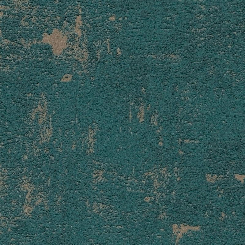 Dekoratiivse krohvimustriga tapeet: roheline, sinine, 1403562 AS Creation