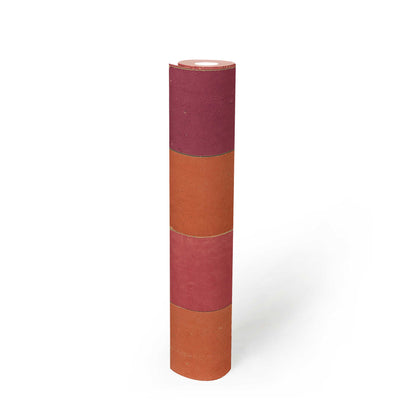 Tapetes ar dekoratīvām flīzēm, mozaīka – oranža, sarkana AS Creation
