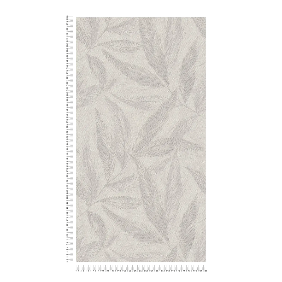 Pelēkas tapetes ar sudraba spalvām (3010664) AS Creation