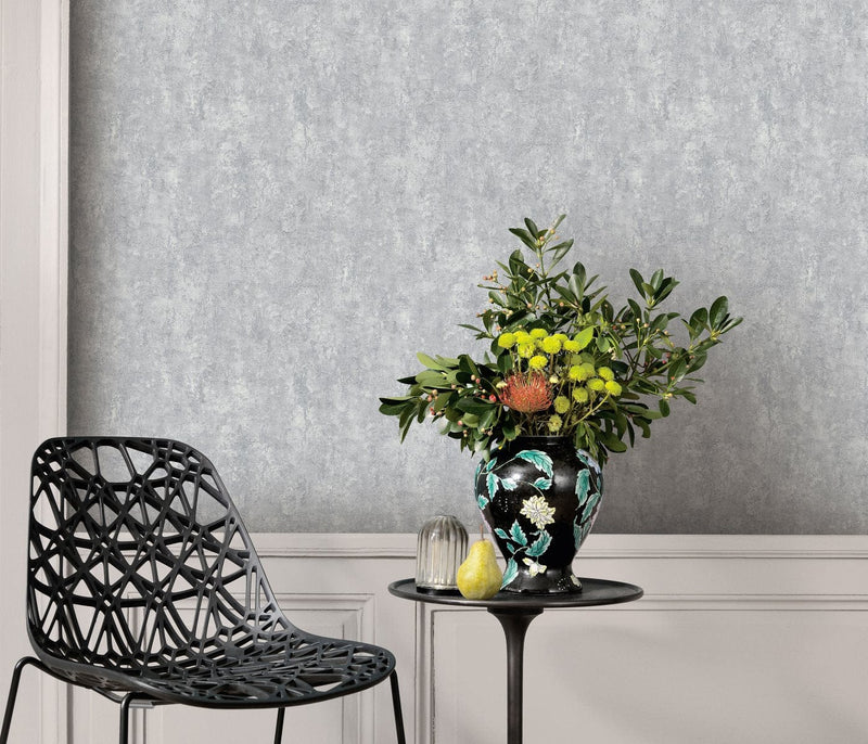Wallpaper with a design reminiscent of tree bark, grey, 3752333 Erismann