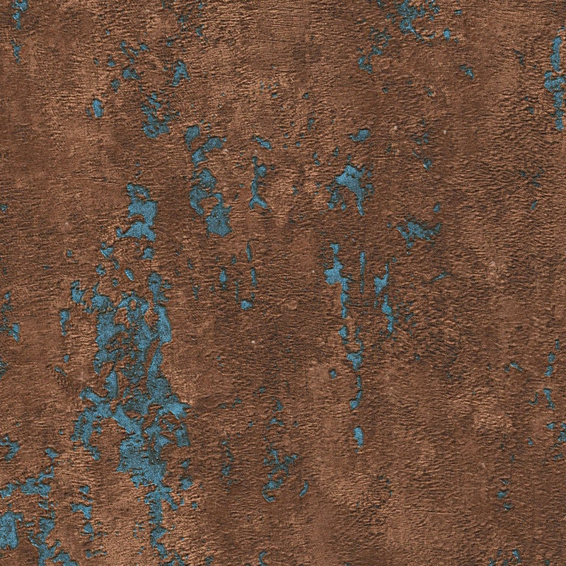 Wallpaper with design reminiscent of tree bark and cool lava, bronze, 3752317 Erismann