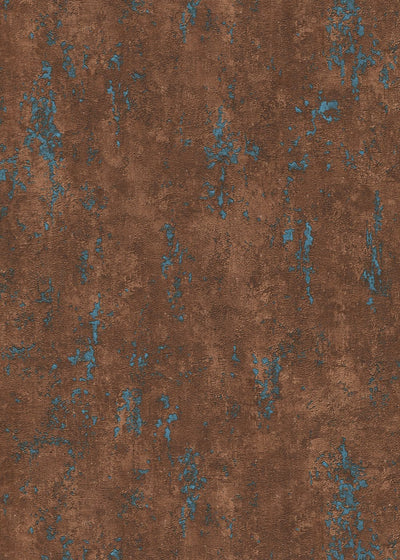 Wallpaper with design reminiscent of tree bark and cool lava, bronze, 3752317 Erismann