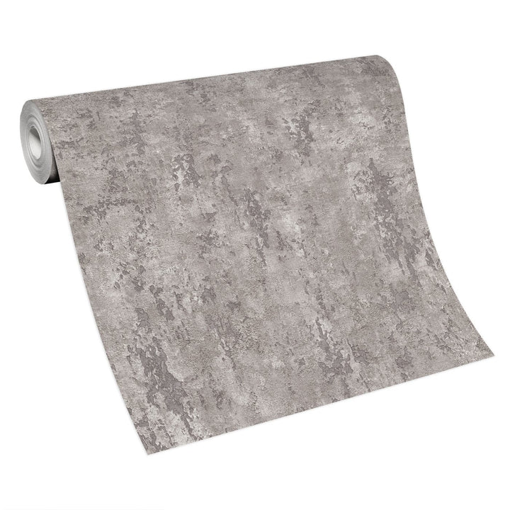 Tapetes kas atgādina koka mizu un atdzisušu lavu, taupe, 1037538 Erismann
