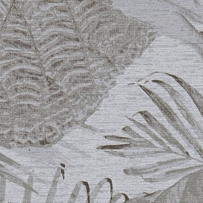 Tapetes ar džungļu rakstu, matētas: pelēkā krāsā, 1400523 AS Creation