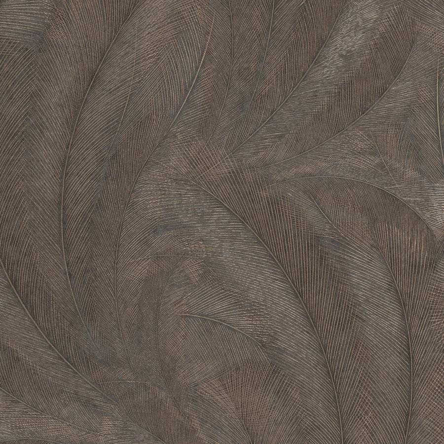 Tapetes 3776137: Lapas, brūna/zelta Erismann