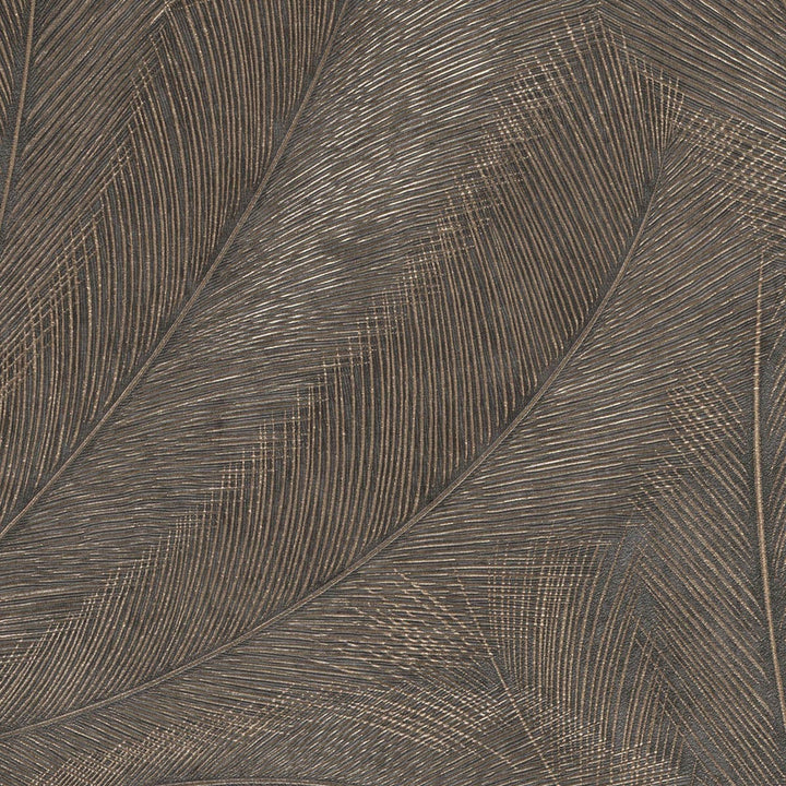 Tapetes 3776137: Lapas, brūna/zelta Erismann