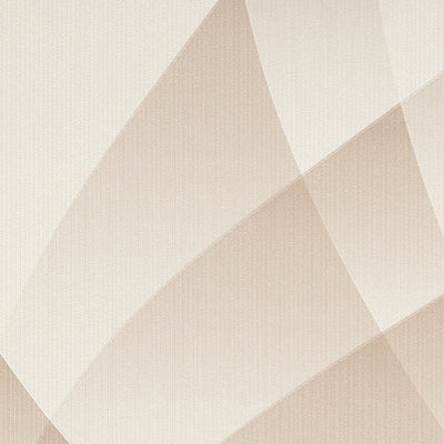 Wallpaper with elegant geometric pattern in beige, Erismann, 3752132 Erismann