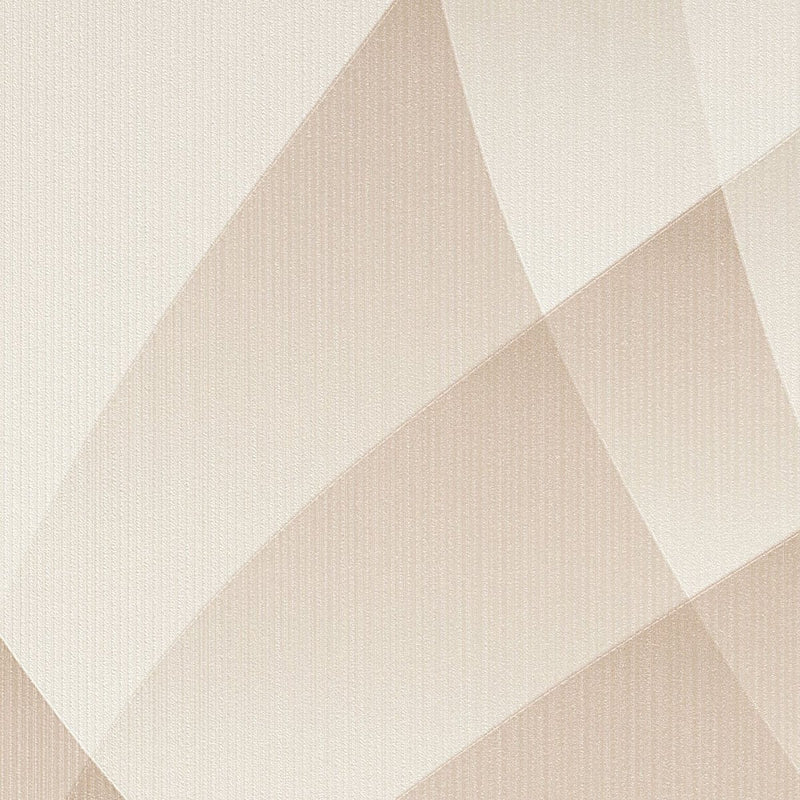 Wallpaper with elegant geometric pattern in beige, Erismann, 3752132 Erismann