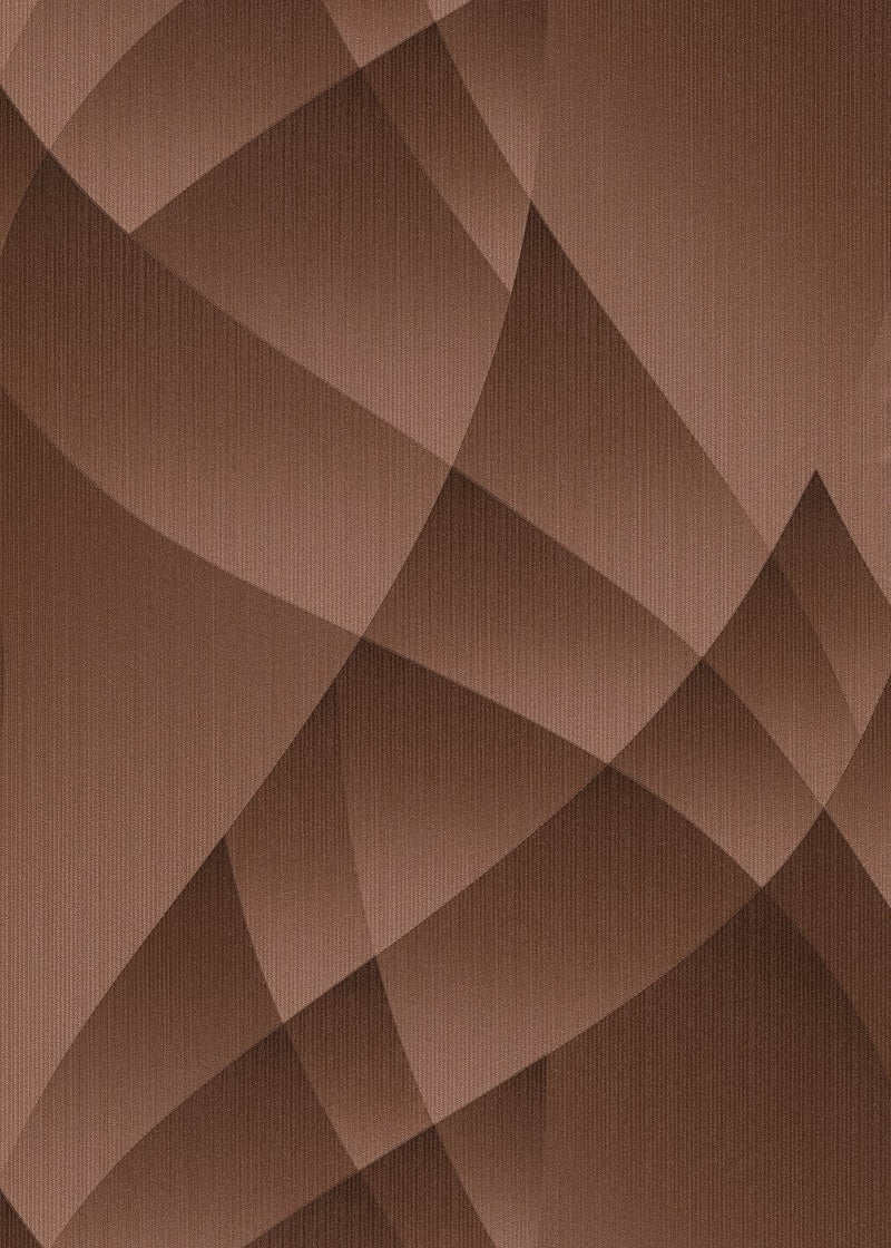 Wallpaper with elegant geometric pattern in bronze, Erismann, 3752210 Erismann