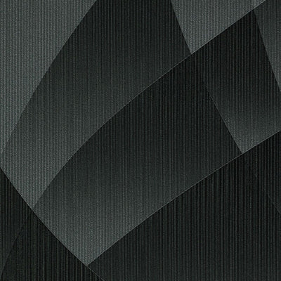 Tapetti, jossa on tyylikäs geometrinen kuvio mustalla, Erismann, 3752147 Erismann