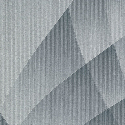 Wallpaper with elegant geometric pattern in silver/grey, Erismann, 3752165 Erismann