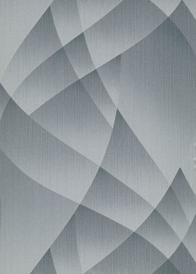 Wallpaper with elegant geometric pattern in silver/grey, Erismann, 3752165 Erismann