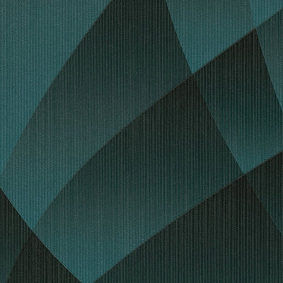 Elegantiško geometrinio rašto turkio spalvos tapetai, Erismann, 3752152 Erismann