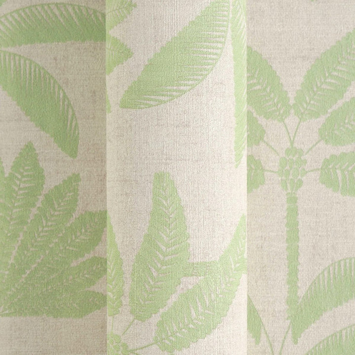 Bēšas/Zaļas Palmu Motīva Tapetes (3012120) AS Creation