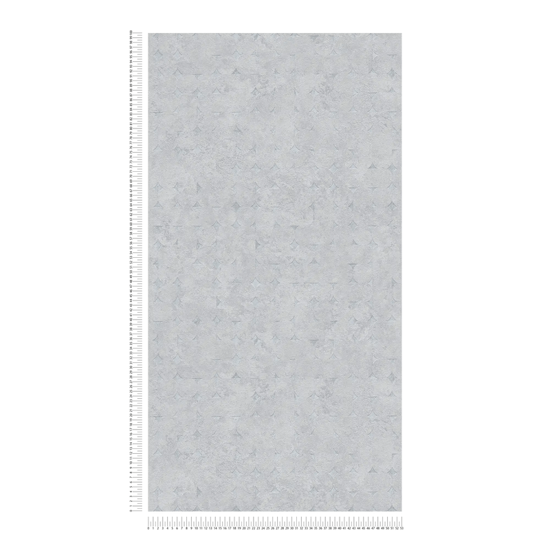 Wallpaper with geometric shapes and shiny accents - light gray, 1406426 AS Creation