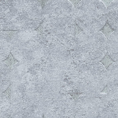 Wallpaper with geometric shapes, slightly glossy, grey, 1406421 AS Creation