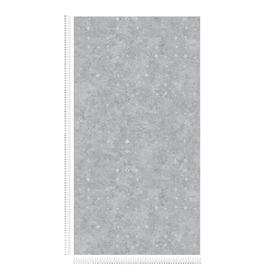 Wallpaper with geometric shapes, slightly glossy, dark gray, 1406425 AS Creation