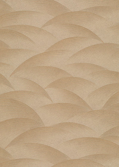 Tapetes ar ģeometrisko rakstu: viļņi zeltā krāsā, Erismann, 3751656 Erismann
