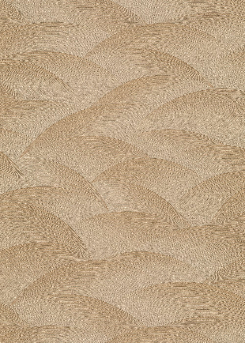 Taustakuva geometrisella kuviolla: aallot kullanvärisenä, Erismann, 3751656 Erismann