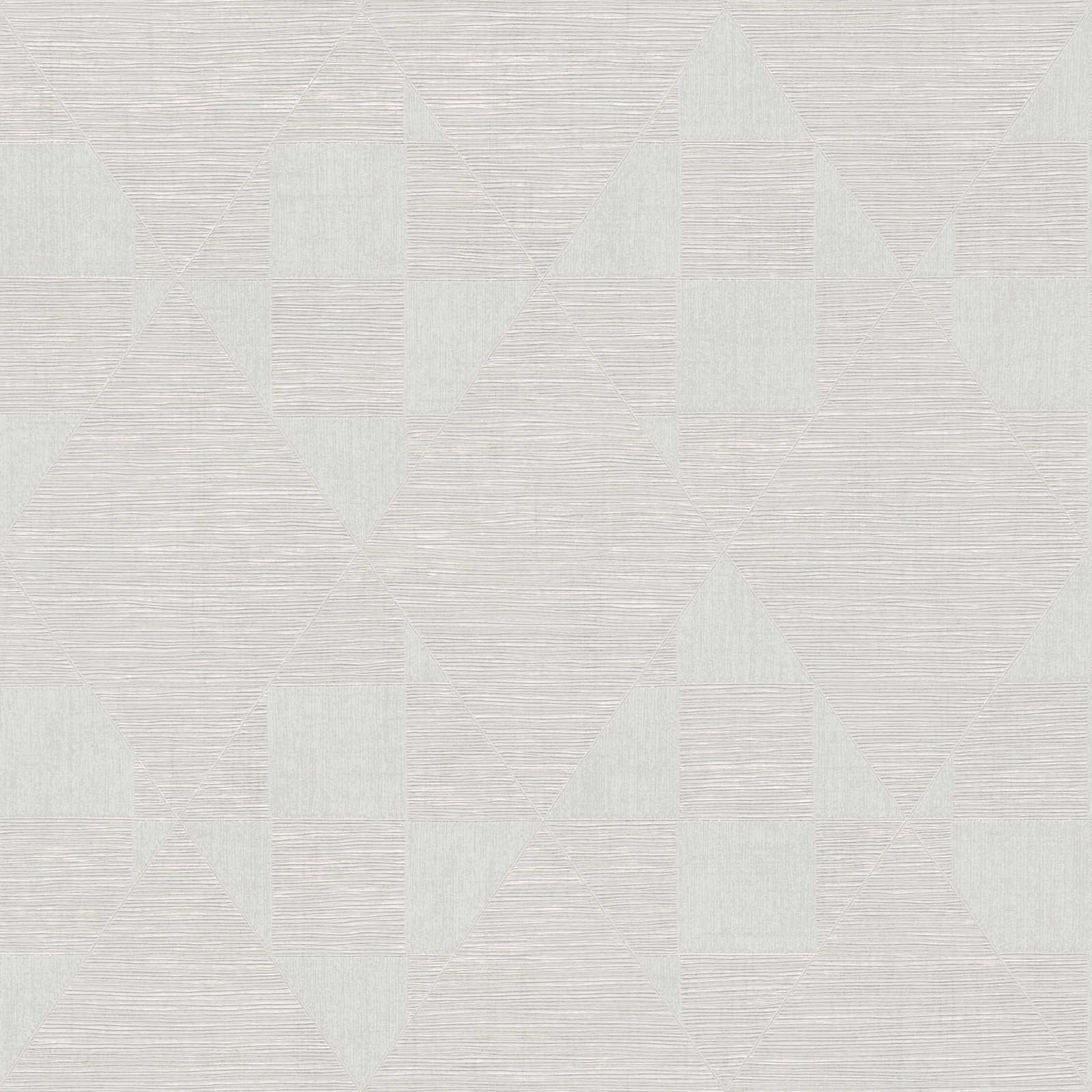 Tapetes ar ģeometrisko struktūras dizainu, krēmkrāsa AS 381966 Tapetenshop.lv