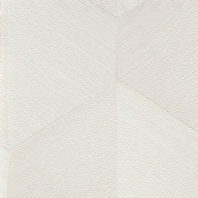 Wallpaper with 3D graphic pattern in cream, Erismann, 3751342 RASCH