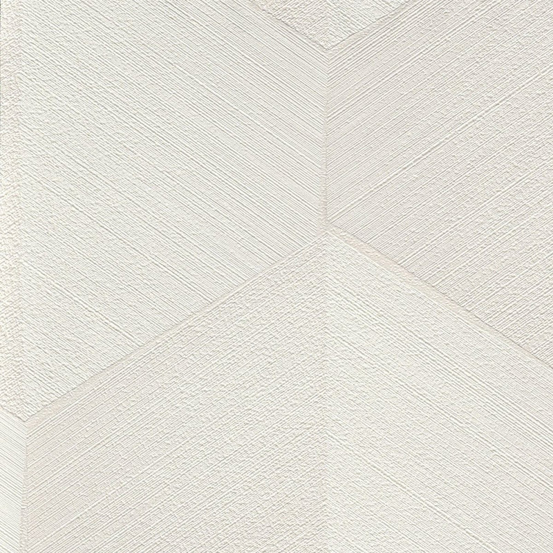 Wallpaper with 3D graphic pattern in cream, Erismann, 3751342 RASCH