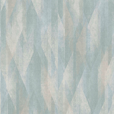 Wallpaper with graphic pattern in light turquoise, 1373602 AS Creation