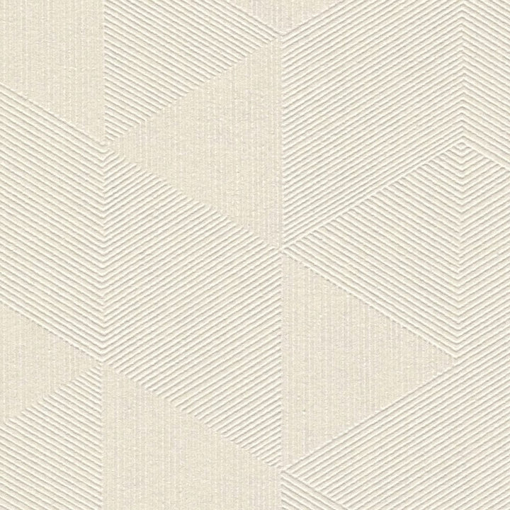Tapetes ar grafisku rakstu un mirdzuma efektu baltā krāsā - 1335473 AS Creation