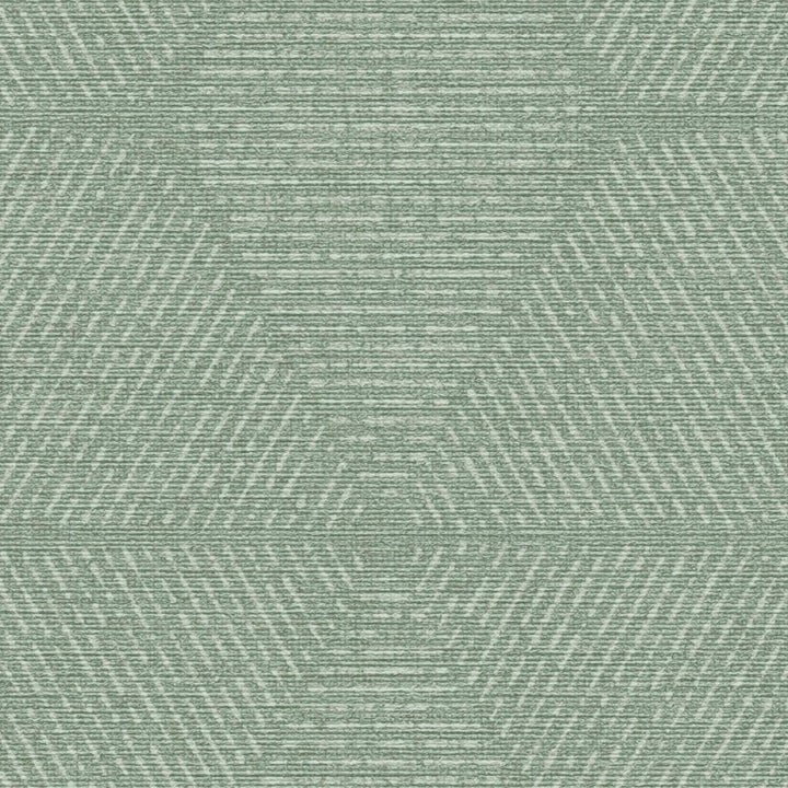 Tapetes viesistabai ar grafisku rakstu zaļā krāsā, 1373401 AS Creation