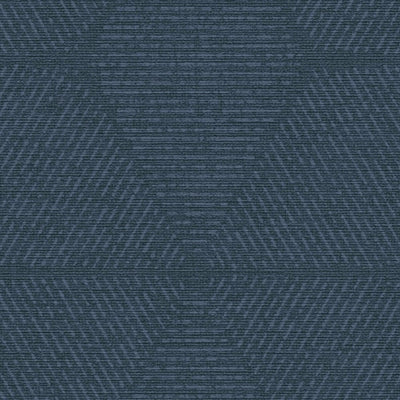 Wallpaper with graphic pattern in blue, 1373402 AS Creation