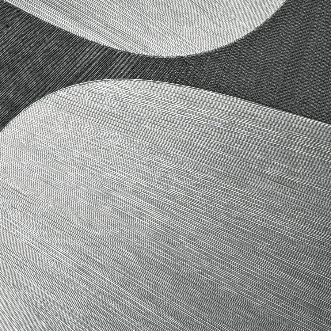 ERISMANN tapetes 3763631: 3D formas, sudrabs Erismann