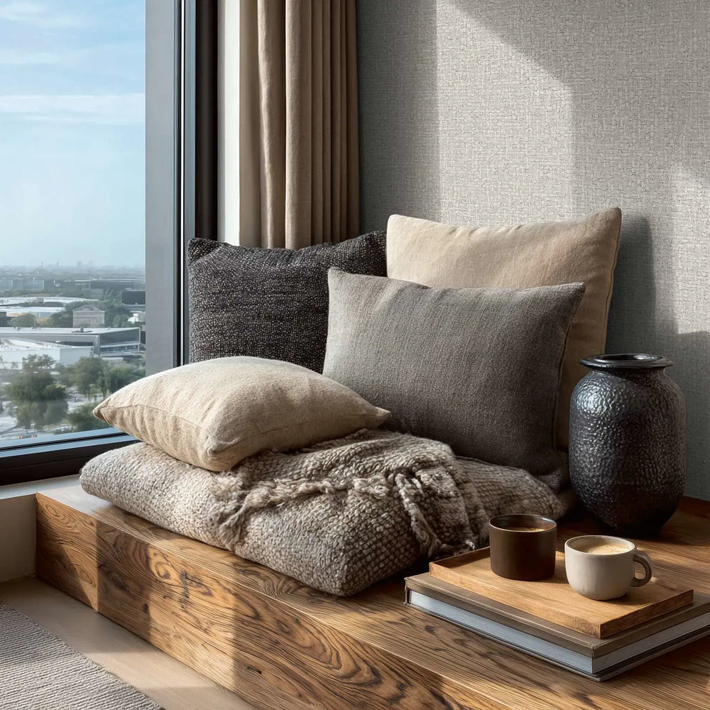 Tapetes ar izteiksmīgu faktūru - pelēkā krāsā - 3011122 AS Creation