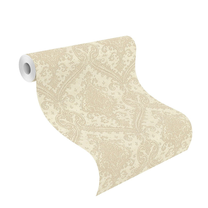 Tapetes ar klasisku ornamentu, krēmkrāsā - RASCH 1465313 RASCH