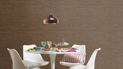 Wallpaper with wood-grain texture in natural brown, RASCH, 2030746 RASCH