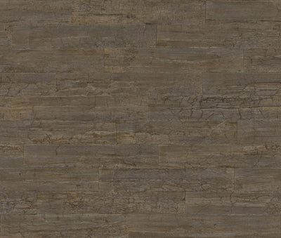 Wallpaper with wood-grain texture in dark brown, RASCH, 2030737 RASCH