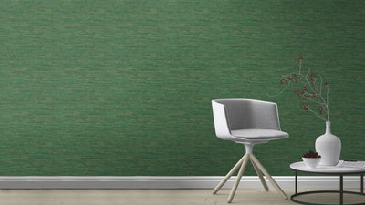 Wallpaper with wood-grain texture in green, RASCH, 2030730 RASCH