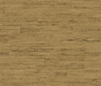 Wallpaper with wood-grain texture in gold, RASCH, 2030767 RASCH